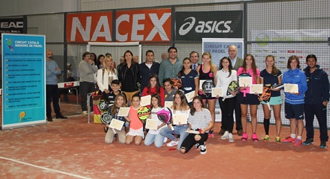 Pádel Indoor Granollers corona a los campeones del Campeonato de Menores de Cataluña