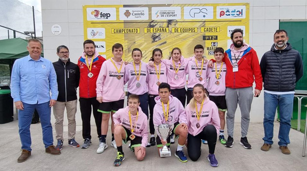 Campeones España 2ª categoría FEP cadetes