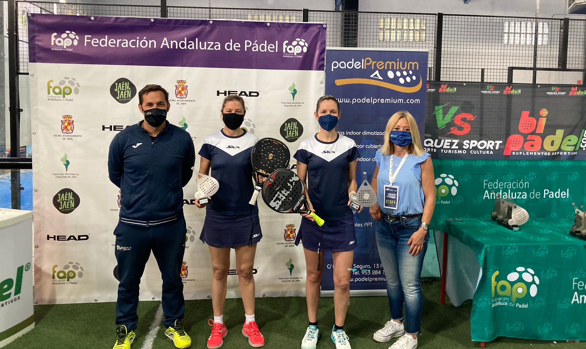 Campeonas Federación Andaluza de Pádel Veteranos 2021