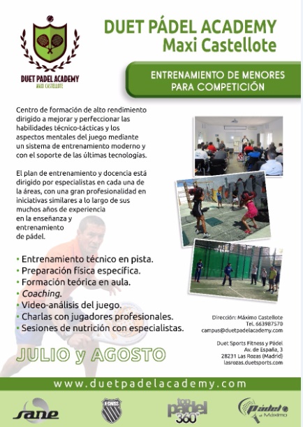 Curso de verano de competición con Maxi Castellote