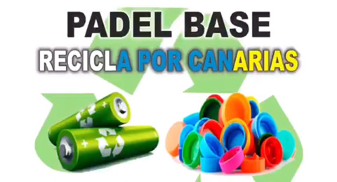 Reciclaje para concienciar sobre el planeta en el pádel canario