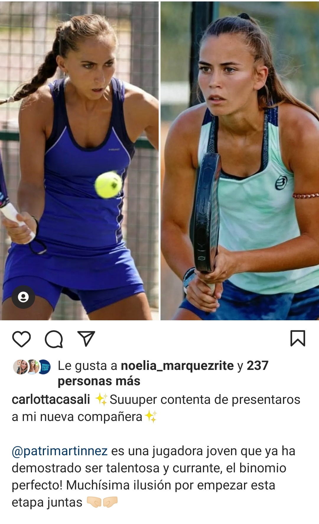 Carlotta Casali y patricia Martínez