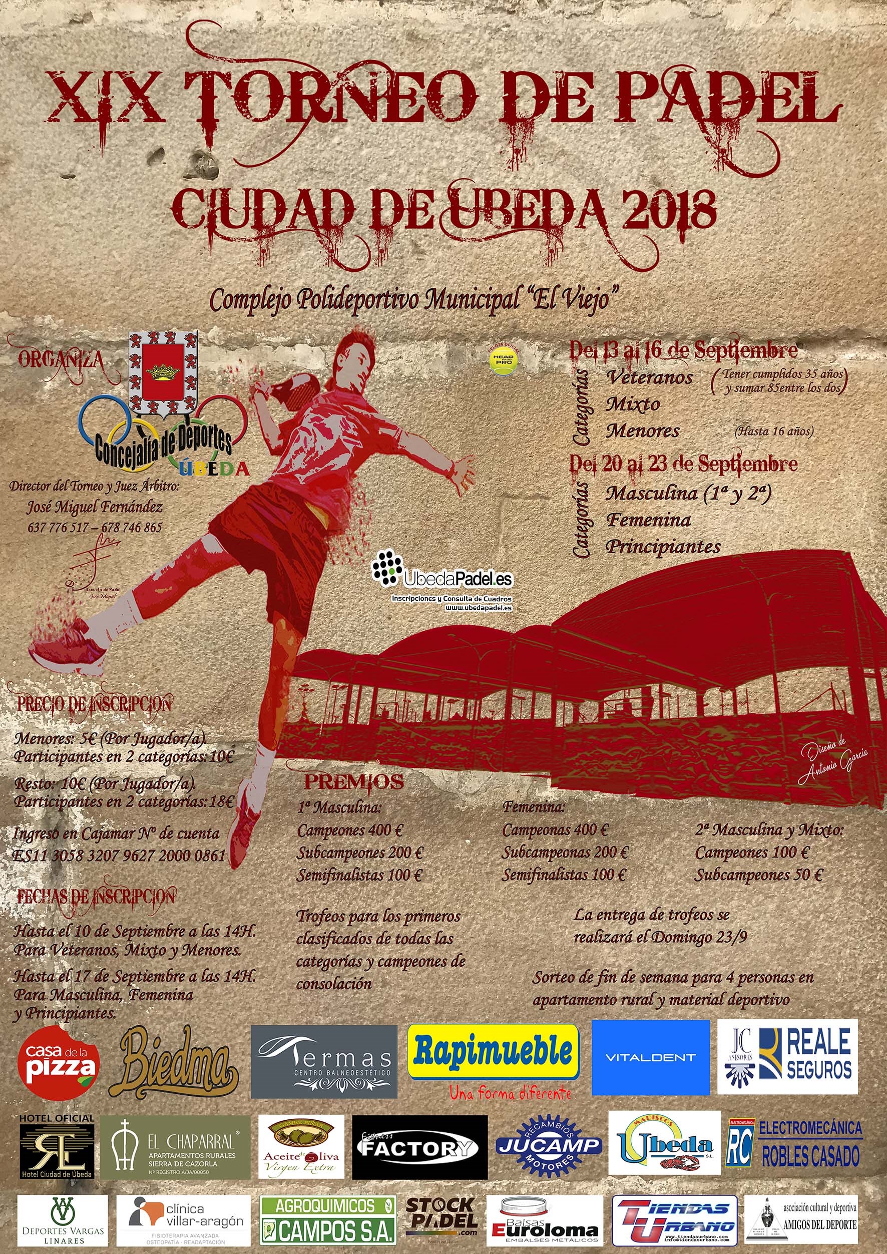 Cartel torneo ciudad de Úbeda 2018