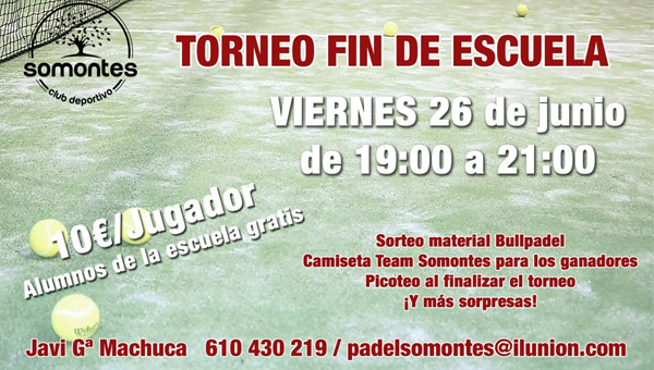 Torneo fin escuela CD Somontes