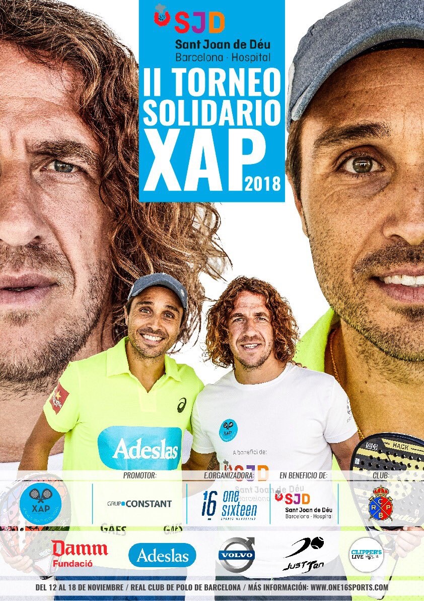 Cartel torneo solidario Puyol y Bela