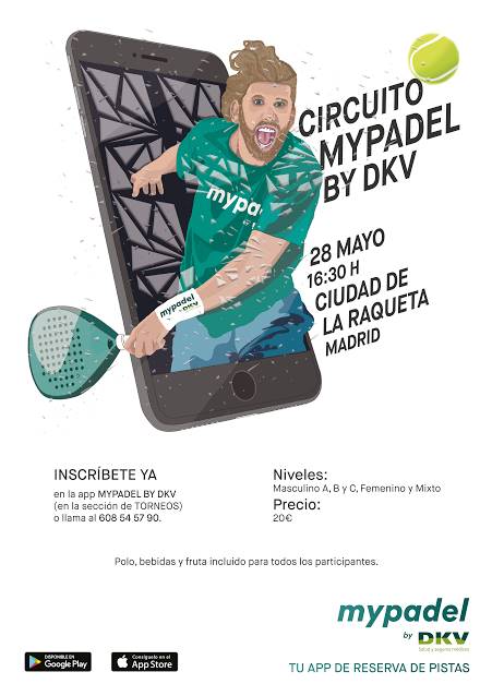 Cartel MyPadel by DKV