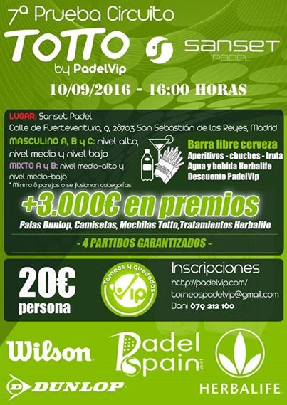 Torneo padelvip