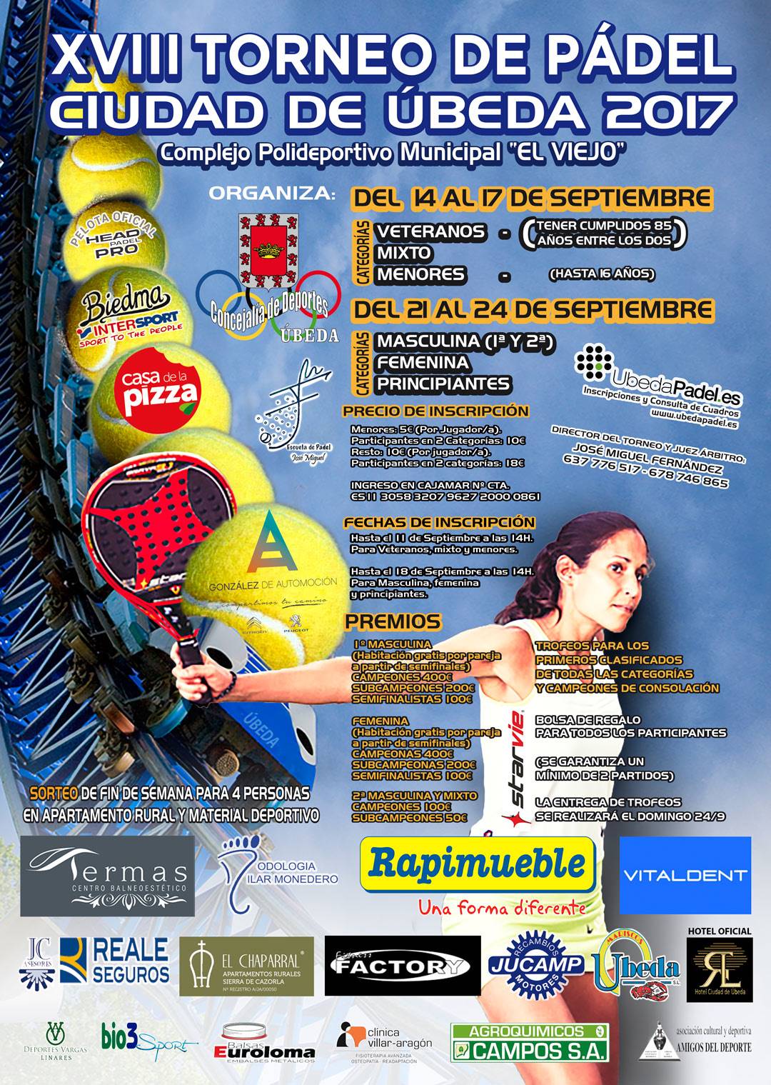 Cartel torneo ciudad de úbeda 2017