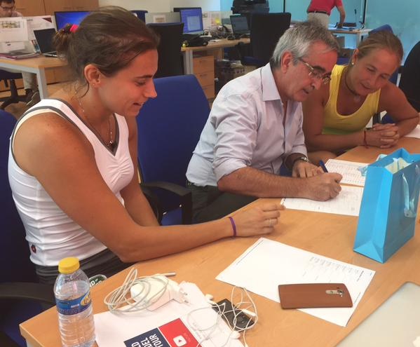 Ceci Reiter y Carolina Navarro ponen emoción en los cruces de Málaga