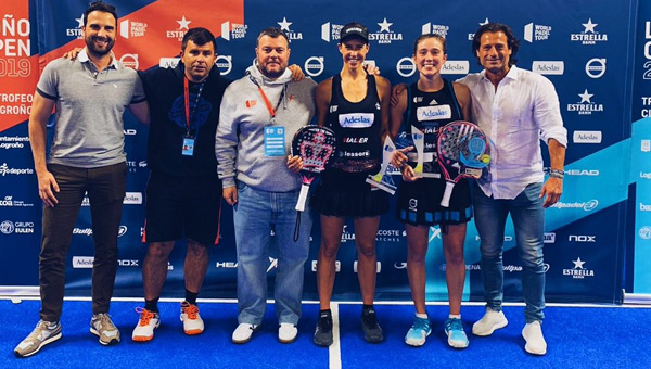 Celebración adidas padel Martita Ortega Logroño Open