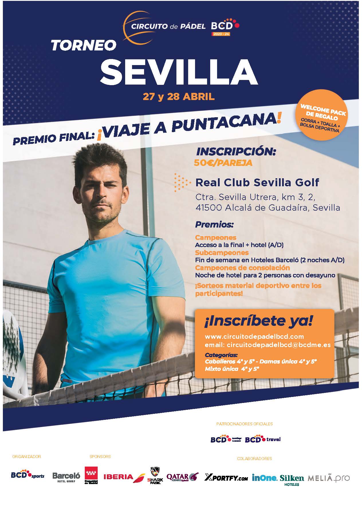 Cartel circuito BCD torneo Sevilla