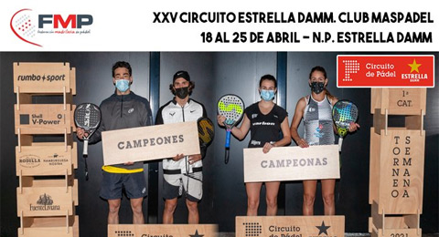 Muchos participantes y grandes sorpresas en el Circuito de Pádel Estrella Damm