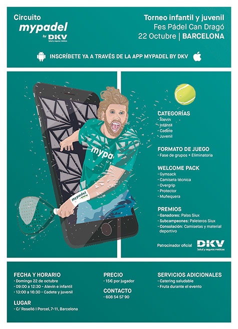 Torneo Barcelona menores MyPadel 22 octubre