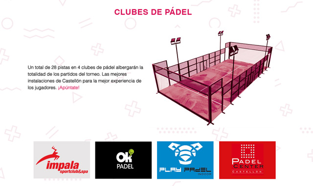 Clubes de pádel Iberian Padel Cup 2022