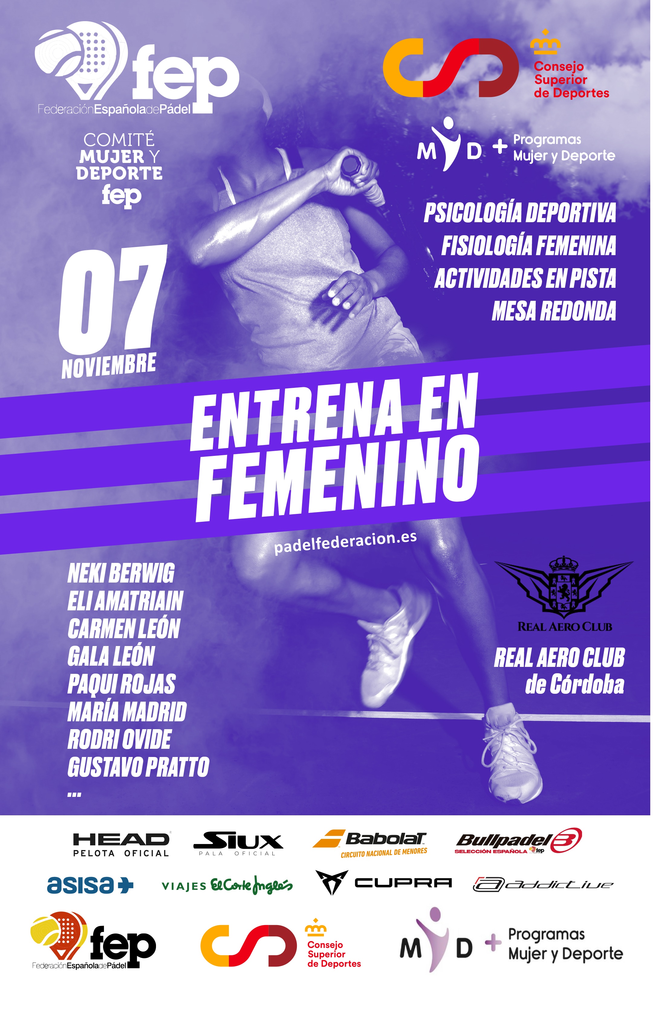 Jornada Mujer y Deporte FEP Córdoba