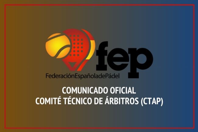 Comunicado Oficial FEP Comité Árbitros 2024