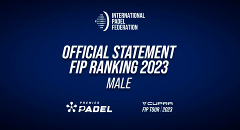 La FIP aclara cómo organizará el ranking masculino este 2023