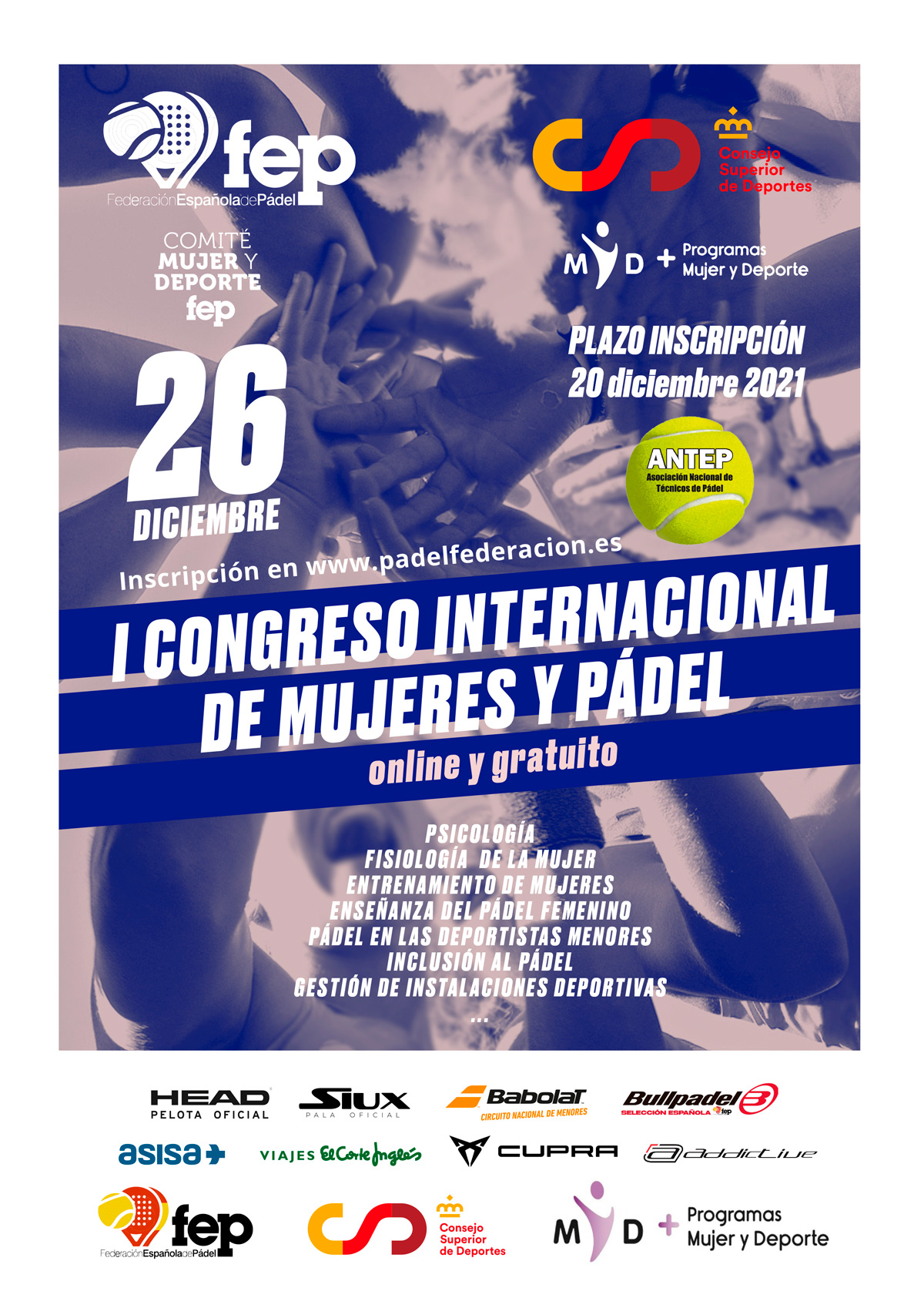 Congreso Internacional Mujer y Pádel FEP