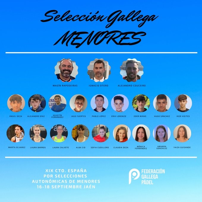 Equipo gallego Cto España Menores SSAA 2022