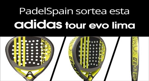 ¿Quieres conseguir esta magnífica pala adidas? Participa en nuestro sorteo