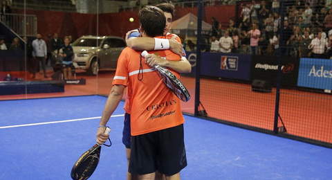 Stupa y Cristian tocan la final tras un señor partido