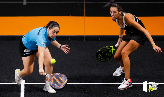 Cristina Carrascosa y Nicole Traviesa inicio cuadro previas chicas Master Madrid 2023