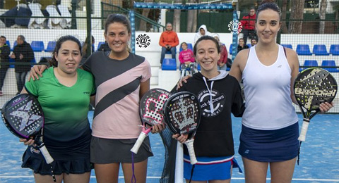 El pádel femenino empezó a demostrar que viene muy fuerte