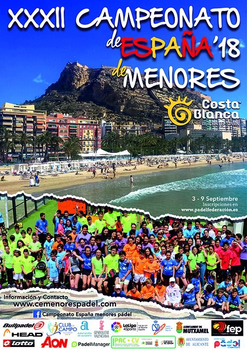 Cartel Cto España Menores 2018 Alicante