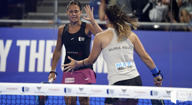 Nuria Rodríguez - Mari Carmen Villalba cuadro final Málaga 2022