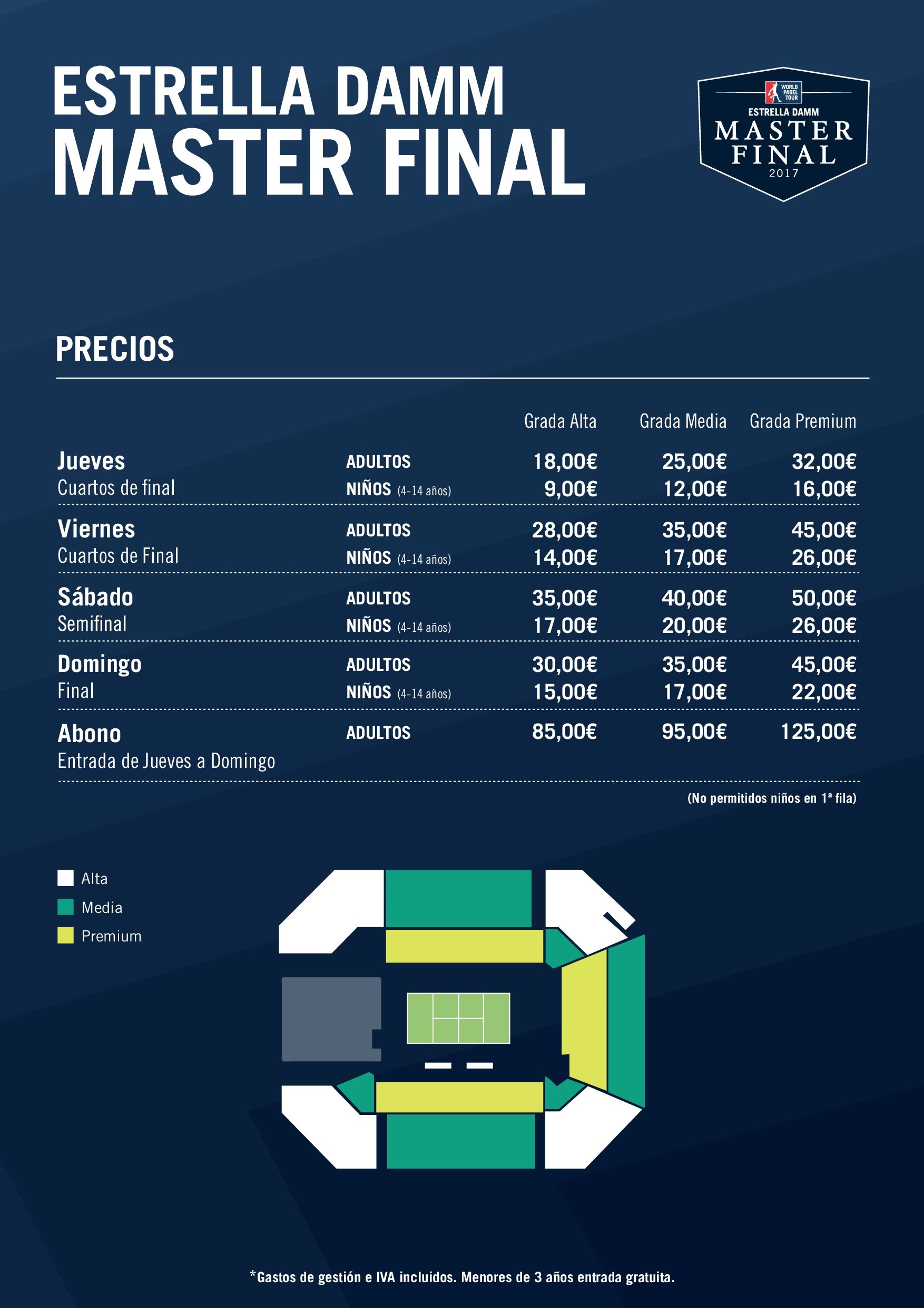 Master Final Madrid 2017 entradas