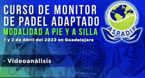 Aspadif prepara un nuevo curso de monitor de pádel adaptado