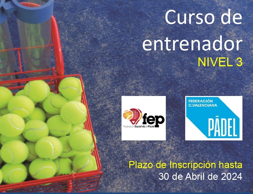 Curso Entrenador Nivel 3 FEP y FPCV