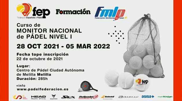 Curso Monitor Padel Melilla FEP