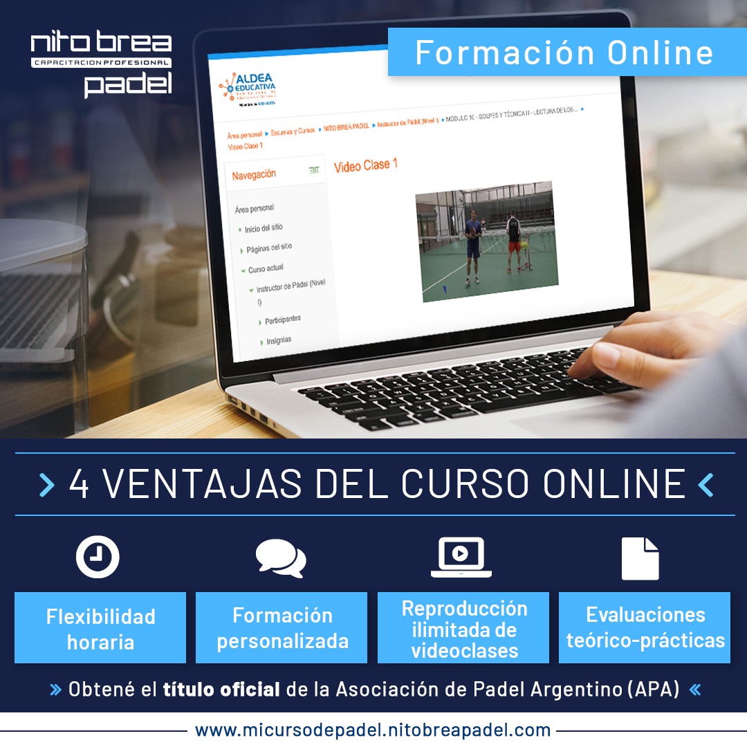 Flyer Curso online Nito Brea