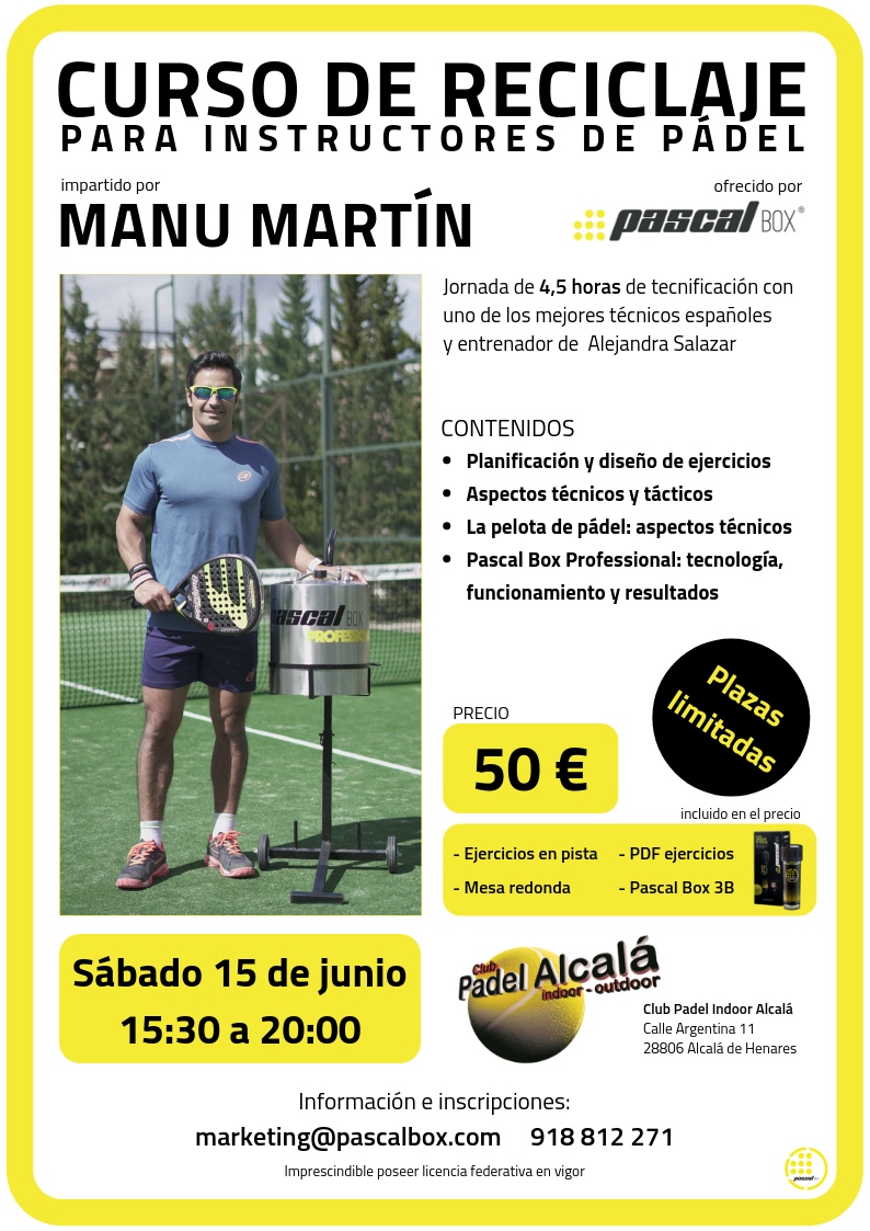 Curso reciclaje Manu Martín Pascal Box