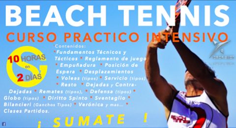 Súmate al reto que te propone el primer curso de beach tennis