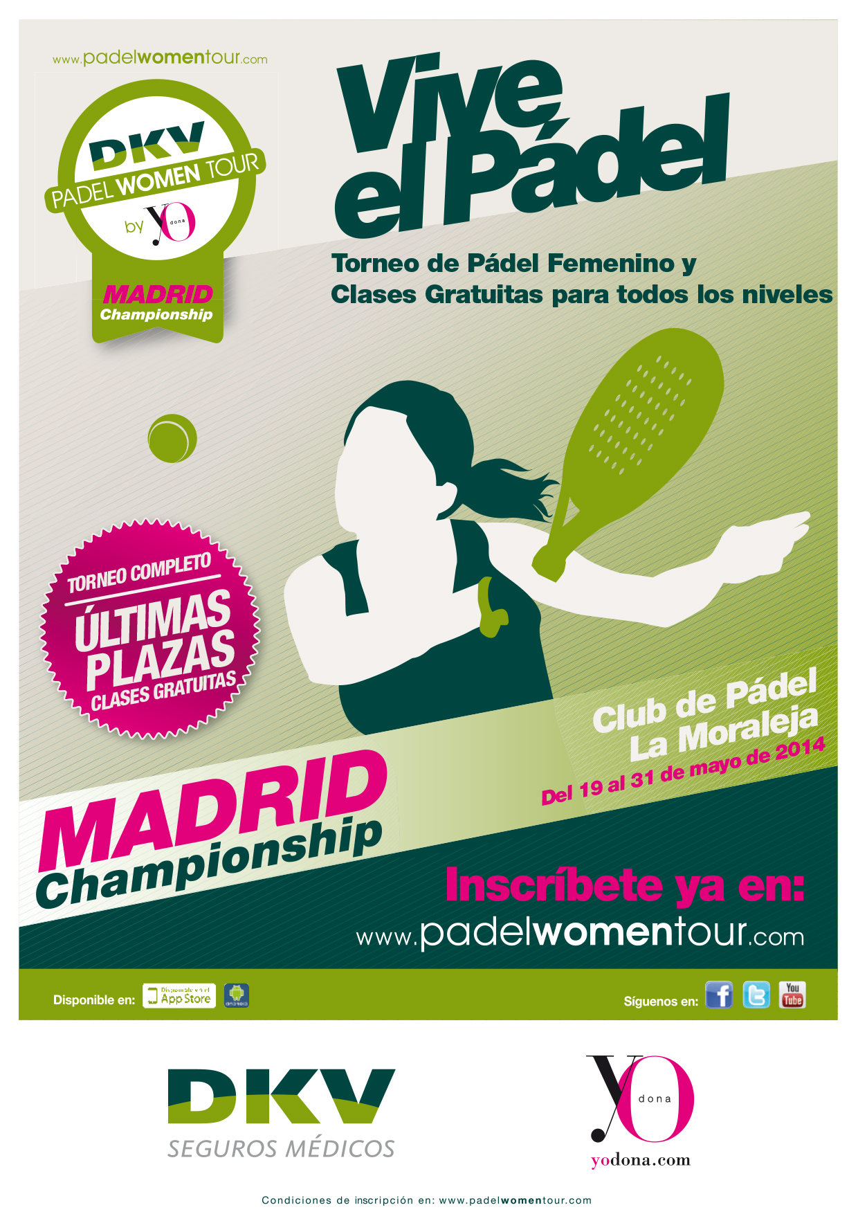 Ampliación de plazas para el Torneo DKV Padel Women en el Club de Pádel La Moraleja