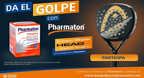 Pharmaton y HEAD dan un golpe por el pádel