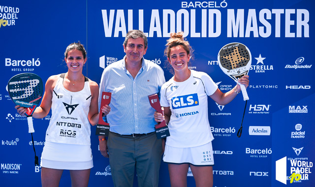 Delfi Brea y bea González entrega títulos Valladolid Master 2023