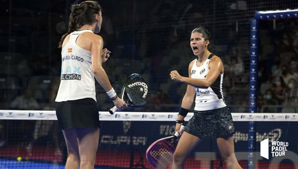 Delfi Brea y Tamara ICardo final Málaga Open 2021