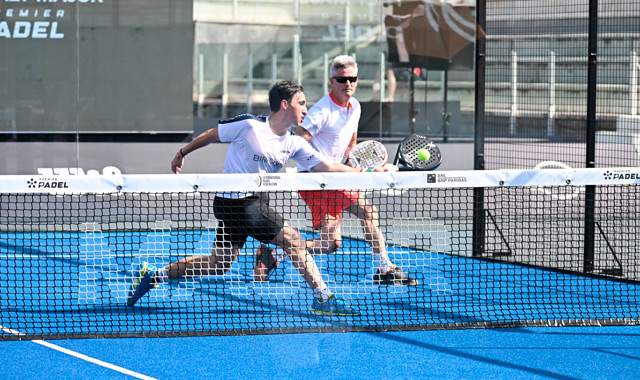 Denis Perino y Miguel lamperti inicio cuadro final Italy Major Premier padel 2023