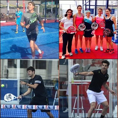 Deportistas y famosos cogen la pala en la pista de World Padel Tour