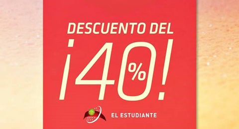 40 años, 40 pistas y 40% de descuento en El Estudiante