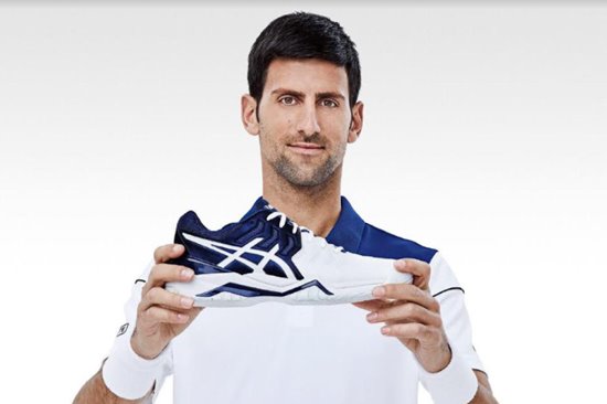 Novak Djokovic fichaje Asics en tenis