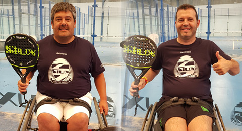 Doble fichaje de grandes jugadores en pádel adaptado para Siux