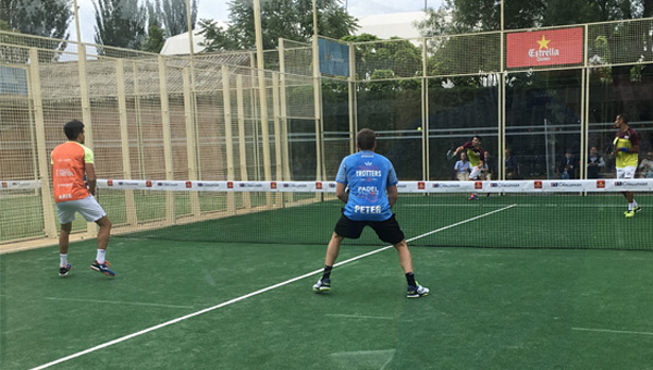 Peter ALonso y Aris Patiniotis duelo 1/16 Challenger Madrid 2018