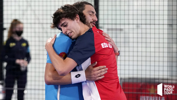 Edu Alonso y Jesús Moya cuadro final Adeslas Madrid Open 2021