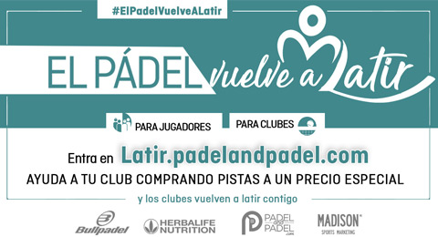 'El pádel vuelve a latir': campaña en favor de los clubes de toda España