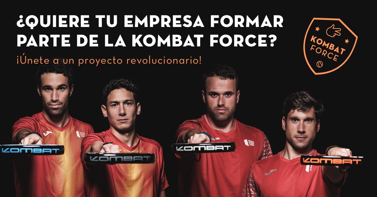 Proyecto patrocinio Kombat Padel empresa