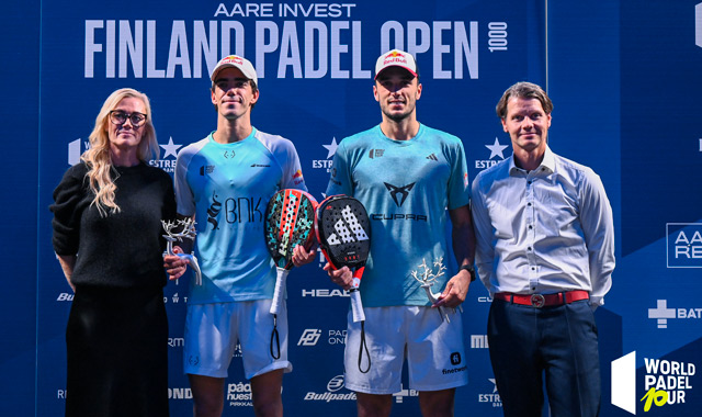 Entrega de títulos final masculina Finlandia Open 2023